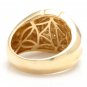 1.00Ct Natural Diamond 14K Solid Yellow Gold Men's Ring