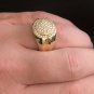 1.00Ct Natural Diamond 14K Solid Yellow Gold Men's Ring
