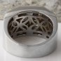 HEAVY 5.65Ct Natural Diamond 14K Solid White Gold Men's Ring