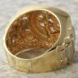 1.25Ct Natural Diamond 14K Solid Yellow Gold Men's Ring