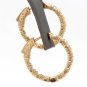 3.50Ct Natural Diamond 14K Solid Yellow Gold Hoop Earrings