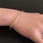 0.75 Carat Natural Diamond 14K Solid Yellow Gold Bangle Bracelet