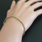 0.75 Carat Natural Diamond 14K Solid Yellow Gold Bangle Bracelet