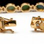 20.00Ct Natural Ethiopian Opal and Diamond 14K Solid Yellow Gold Bracelet