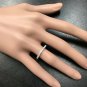 0.80 Carats Splendid Natural Diamond 14K Solid White Gold Eternity Ring