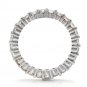 1.80 Carats Natural Diamond 14K Solid White Gold Eternity Ring