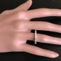 1.80 Carats Natural Diamond 14K Solid White Gold Eternity Ring