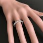 1.80 Carats Natural Diamond 14K Solid White Gold Eternity Ring