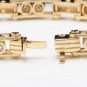 HEAVY Estate 3.35Ct Natural VS Diamond 14K Solid Yellow Gold Men's Bracelet