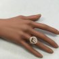 7.50 Carats Natural Morganite and Diamond 14K Solid Rose Gold Ring