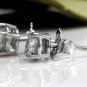 .50Ct Natural VS2-SI1 Diamond 14k Solid White Gold Stud Earrings