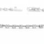 1.40 Carat Natural Diamond 14K Solid White Gold Bracelet
