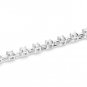 1.40 Carat Natural Diamond 14K Solid White Gold Bracelet