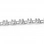 1.40 Carat Natural Diamond 14K Solid White Gold Bracelet