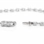 1.40 Carat Natural Diamond 14K Solid White Gold Bracelet