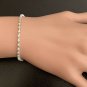 1.40 Carat Natural Diamond 14K Solid White Gold Bracelet