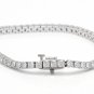 4.70 Carats Natural Diamond 14K Solid White Gold Bracelet