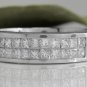 Estate 1.20Ct Natural VS1 Diamond 14K Solid White Gold Unisex Ring