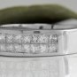 Estate 1.20Ct Natural VS1 Diamond 14K Solid White Gold Unisex Ring