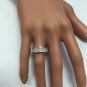 Estate 1.20Ct Natural VS1 Diamond 14K Solid White Gold Unisex Ring