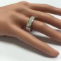 Estate 1.20Ct Natural VS1 Diamond 14K Solid White Gold Unisex Ring