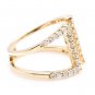 Splendid Natural Diamond 14K Solid Yellow Gold Ring