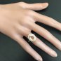 3.30 Carats Natural Morganite and Diamond 14K Solid Yellow Gold Ring