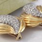 Estate 4.20 Carats Natural VVS Diamond 14K Solid Yellow Gold Earrings