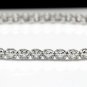 1.15 Carat Natural Diamond 14K Solid White Gold Bracelet
