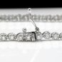 1.15 Carat Natural Diamond 14K Solid White Gold Bracelet