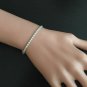 1.15 Carat Natural Diamond 14K Solid White Gold Bracelet