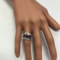 Antique Estate 2.20 Carats Natural Ruby and Diamond 18K Solid White Gold Ring