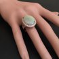 8.60Ct Natural Australian Opal and Diamond 14K Solid Rose Gold Ring