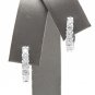 0.90Ct Natural Diamond 14K Solid White Gold Hoop Earrings