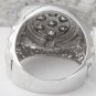 1.25Ct Natural VS1 Diamond 14K Solid White Gold Men's Ring