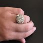 1.25Ct Natural VS1 Diamond 14K Solid White Gold Men's Ring