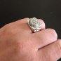 1.25Ct Natural VS1 Diamond 14K Solid White Gold Men's Ring