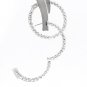 2.00Ct Natural Diamond 14K Solid White Gold Hoop Earrings