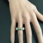 .50Ct Natural VS Green Diamond 14K Solid White Gold Ring