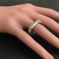 .50Ct Natural VS Green Diamond 14K Solid White Gold Ring