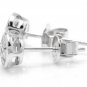 0.25Ct Natural SI1 Diamond 14k Solid White Gold Earrings