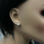 0.25Ct Natural SI1 Diamond 14k Solid Yellow Gold  Earrings