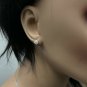 0.25Ct Natural SI1 Diamond 14k Solid Yellow Gold  Earrings