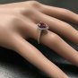 1.80 Carats Red Ruby and Natural Diamond 14K Solid Yellow Gold Ring