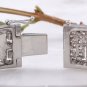 HEAVY Estate 2.50 Carat Natural VS1 Diamond 18K Solid White Gold Bracelet Bangle