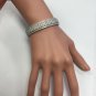HEAVY Estate 2.50 Carat Natural VS1 Diamond 18K Solid White Gold Bracelet Bangle