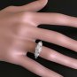 0.85 Carats Natural Diamond 14K Solid White Gold Band Ring