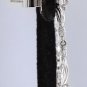 Estate .85 Carat Natural Diamond 18K Solid White Gold Earrings