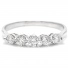 .80Ct Natural Diamond 14K Solid White Gold Ring