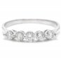 .80Ct Natural Diamond 14K Solid White Gold Ring